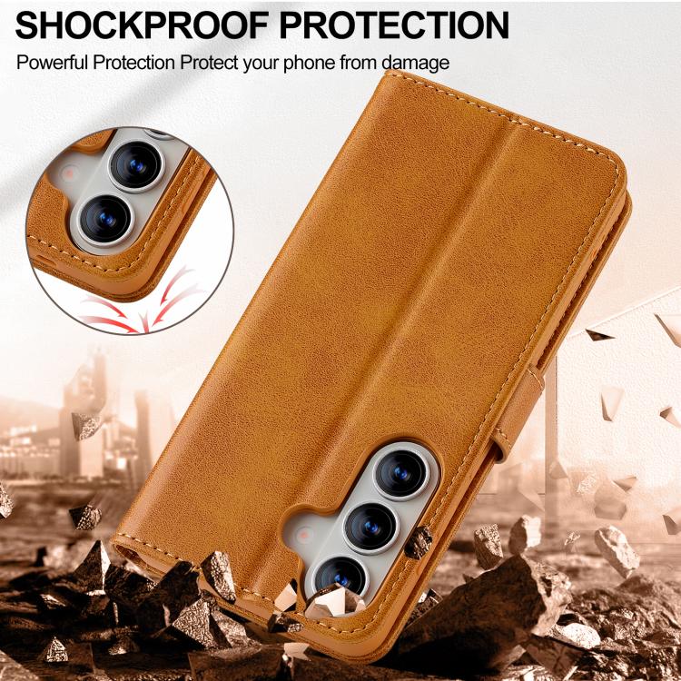 For Samsung Galaxy A37 5G LC.IMEEKE Calf Texture Leather Phone Case