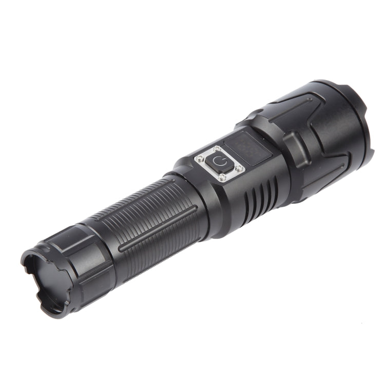 S2301 30W White Laser Wick 1000LM Telescopic Zoom LED Flashlight - Black