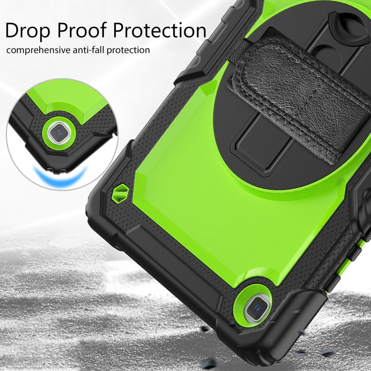 For Samsung Galaxy Tab A7 Lite T220 Silicone Hybrid PC Tablet Case with Shoulder Strap