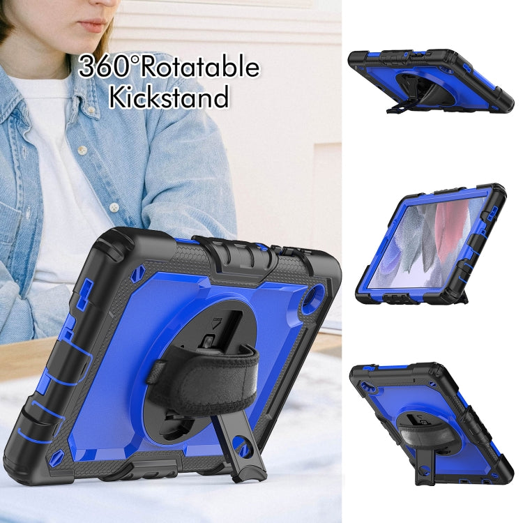 For Samsung Galaxy Tab A7 Lite T220 Silicone Hybrid PC Tablet Case with Shoulder Strap