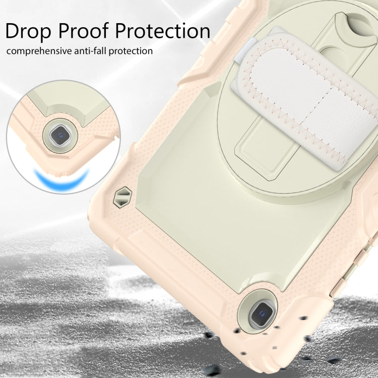 For Samsung Galaxy Tab A7 Lite T220 Silicone Hybrid PC Tablet Case with Shoulder Strap