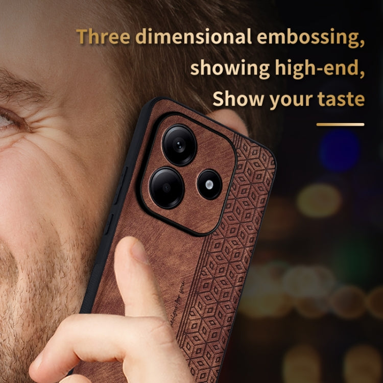 For Redmi Note 14 5G AZNS 3D Embossed Skin Feel Phone Case