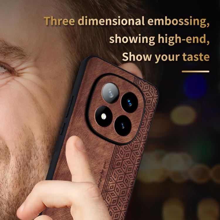 For Redmi Note 14 Pro 4G Global AZNS 3D Embossed Skin Feel Phone Case
