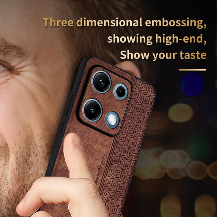 For Redmi Note 14S 4G AZNS 3D Embossed Skin Feel Phone Case