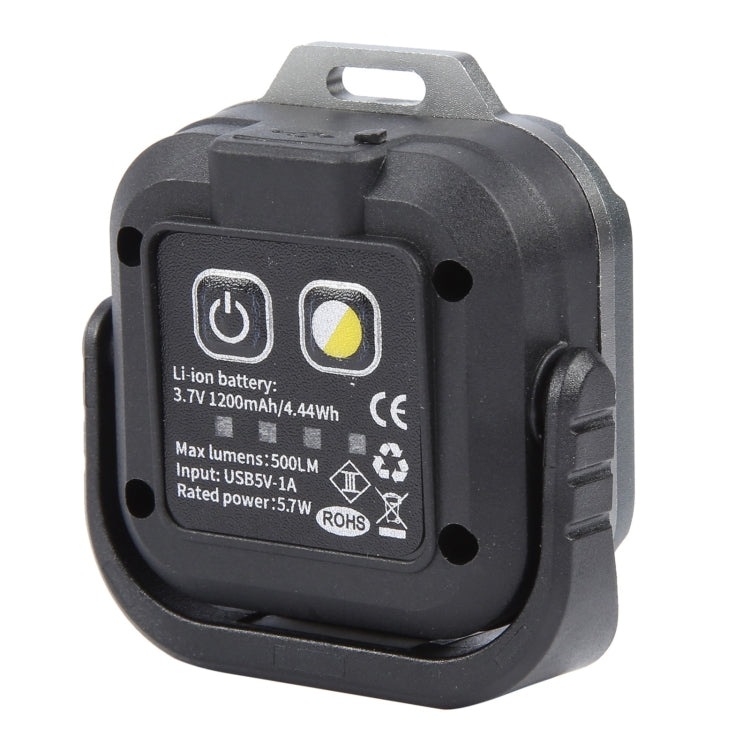 KXK-986 Multifunctional Mini Work Light 500LM with Holder - Black