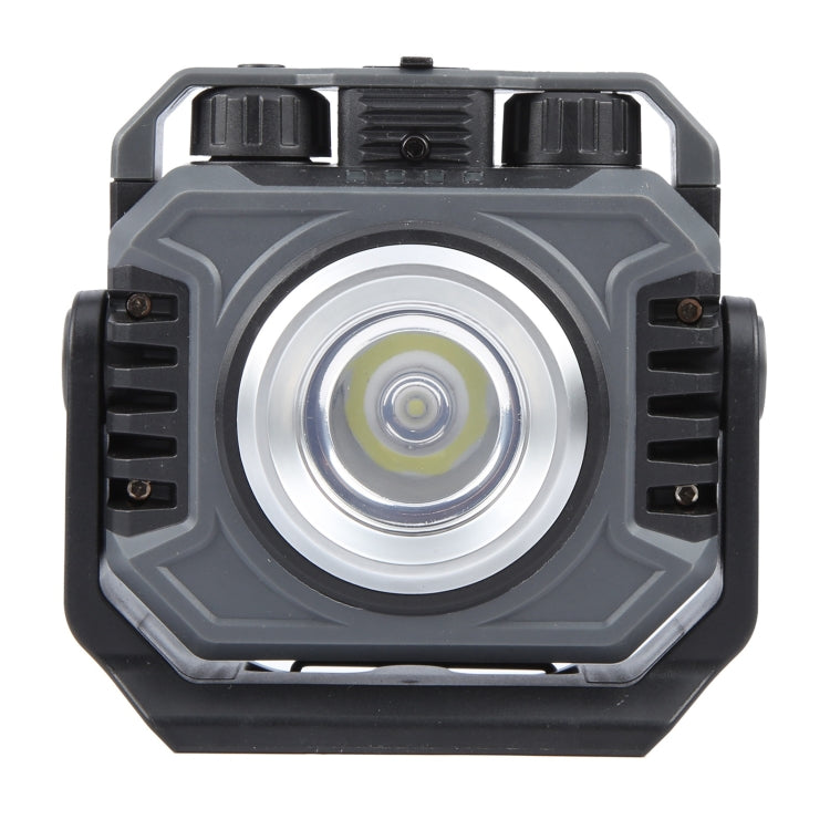 KXK-786 Multifunctional Floodlight Spotlight Outdoor Portable Working Light - Grey Black