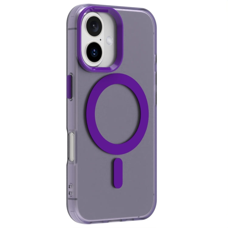 For iPhone 16 Plus Candy Magsafe PC Hybrid TPU Phone Case