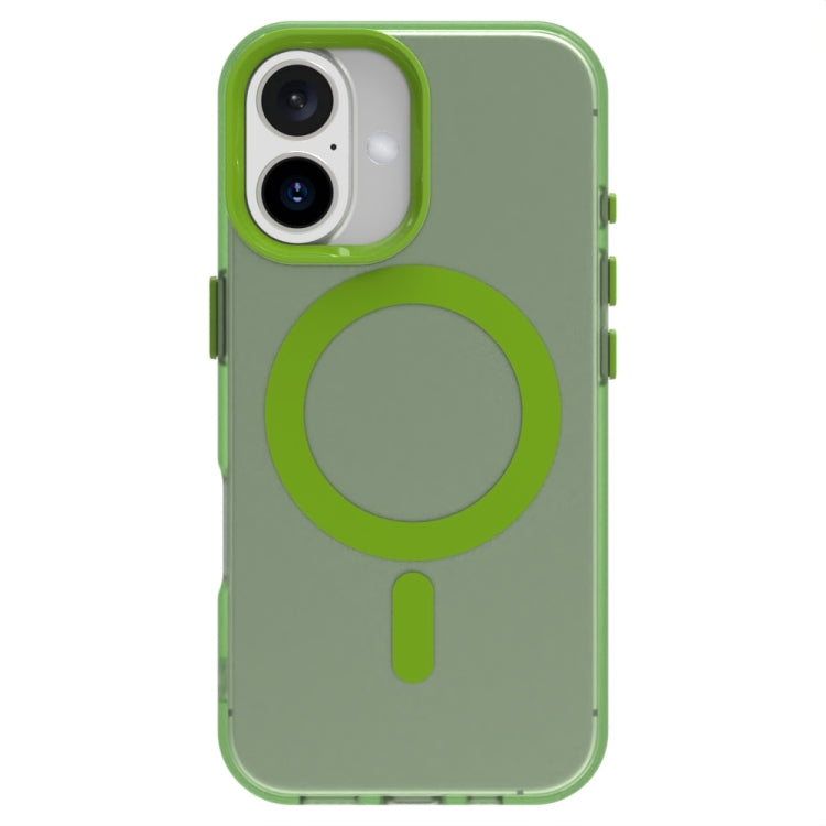 For iPhone 16 Candy Magsafe PC Hybrid TPU Phone Case
