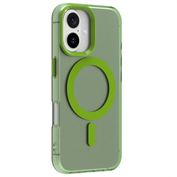 For iPhone 16 Candy Magsafe PC Hybrid TPU Phone Case