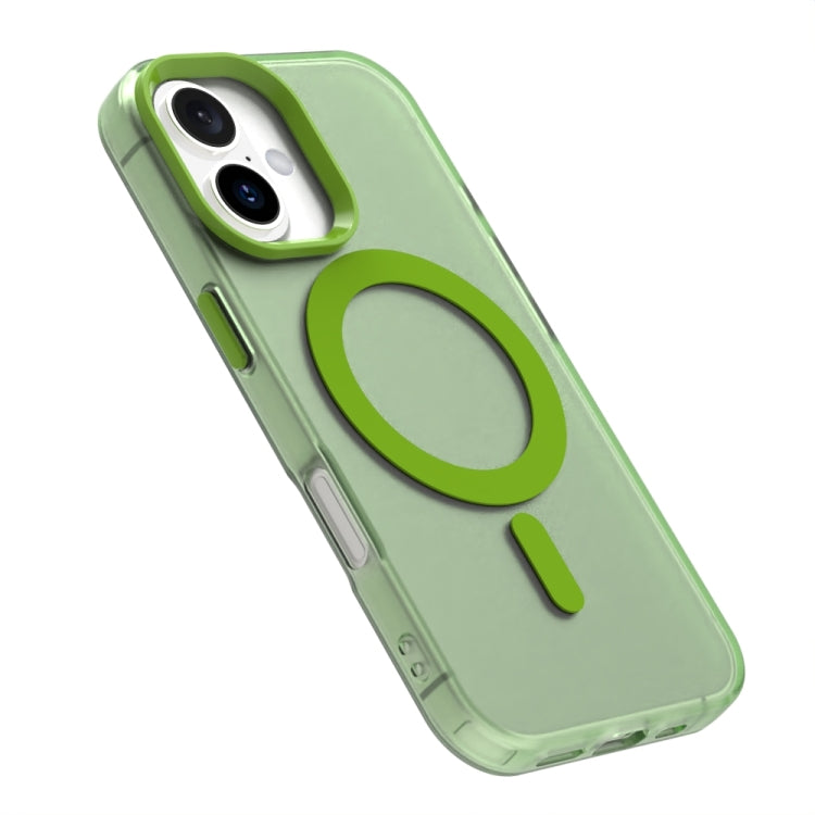 For iPhone 16 Candy Magsafe PC Hybrid TPU Phone Case