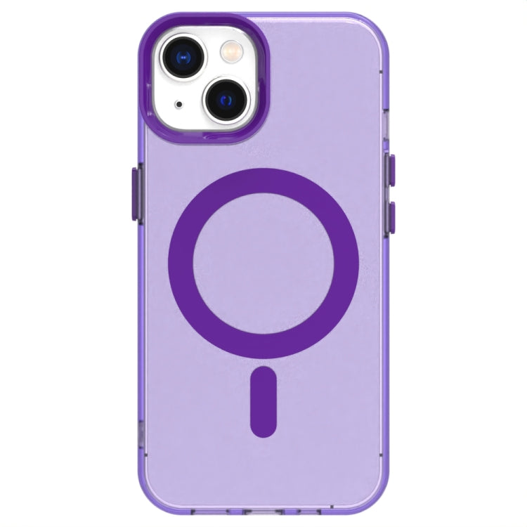 For iPhone 14 Candy Magsafe PC Hybrid TPU Phone Case