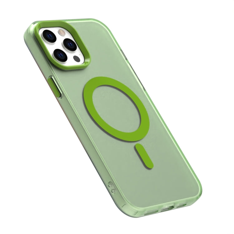 For iPhone 12 Pro Max Candy Magsafe PC Hybrid TPU Phone Case