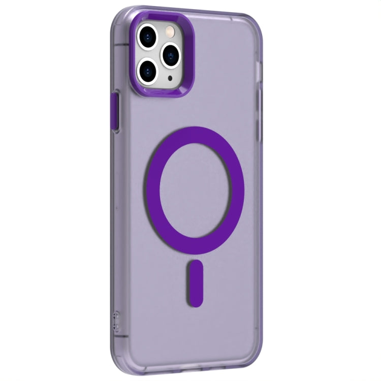 For iPhone 11 Pro Max Candy Magsafe PC Hybrid TPU Phone Case