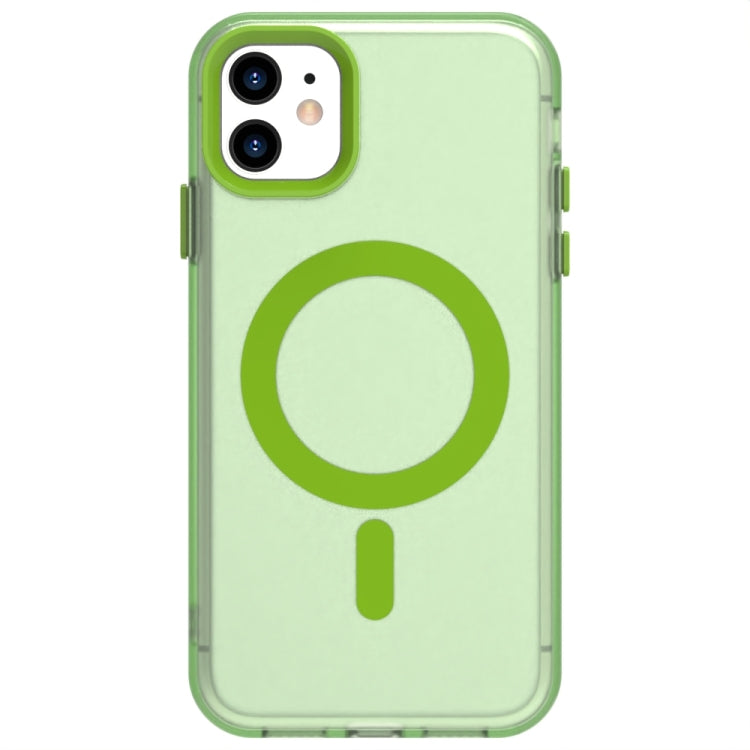 For iPhone 11 Candy Magsafe PC Hybrid TPU Phone Case