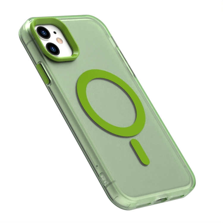 For iPhone 11 Candy Magsafe PC Hybrid TPU Phone Case
