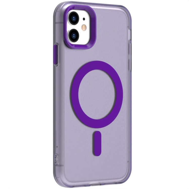 For iPhone 11 Candy Magsafe PC Hybrid TPU Phone Case