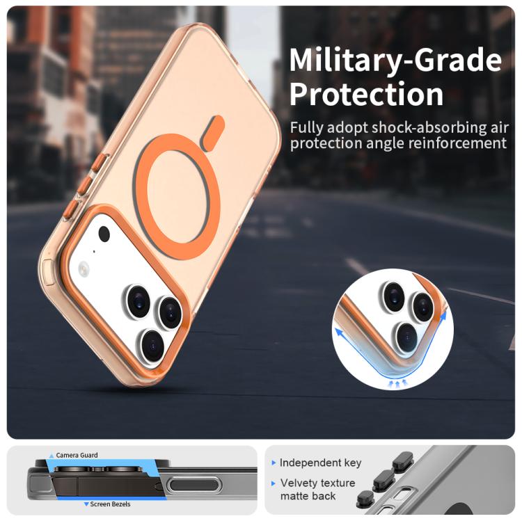 For iPhone 17 Pro Max Candy Magsafe PC Hybrid TPU Phone Case