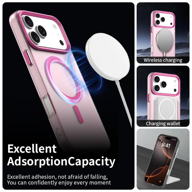 For iPhone 17 Pro Max Candy Magsafe PC Hybrid TPU Phone Case