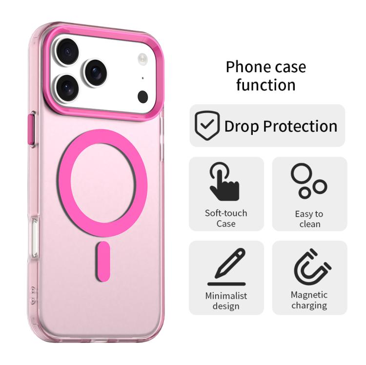 For iPhone 17 Pro Max Candy Magsafe PC Hybrid TPU Phone Case