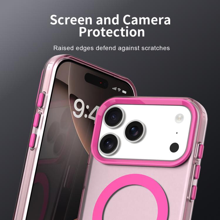 For iPhone 17 Pro Max Candy Magsafe PC Hybrid TPU Phone Case