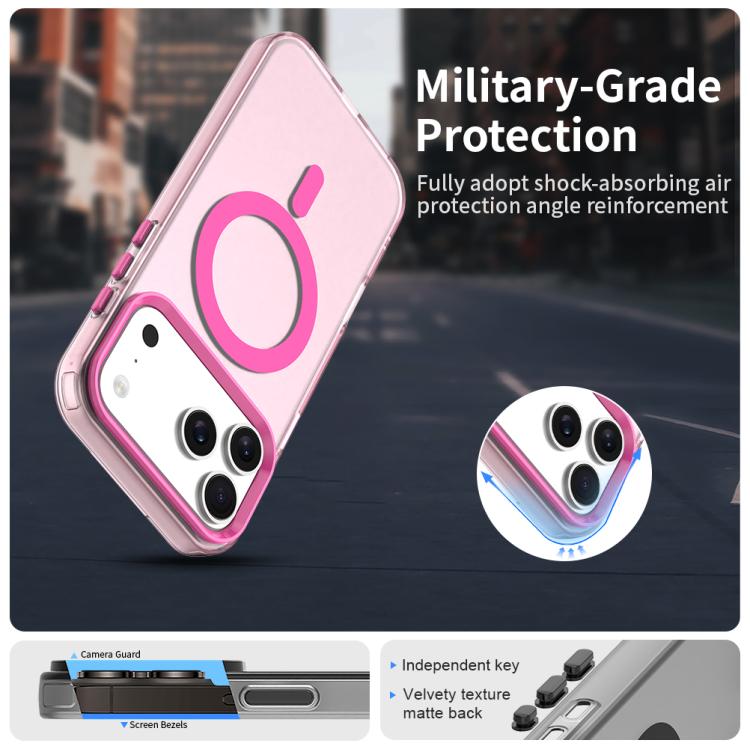 For iPhone 17 Pro Max Candy Magsafe PC Hybrid TPU Phone Case
