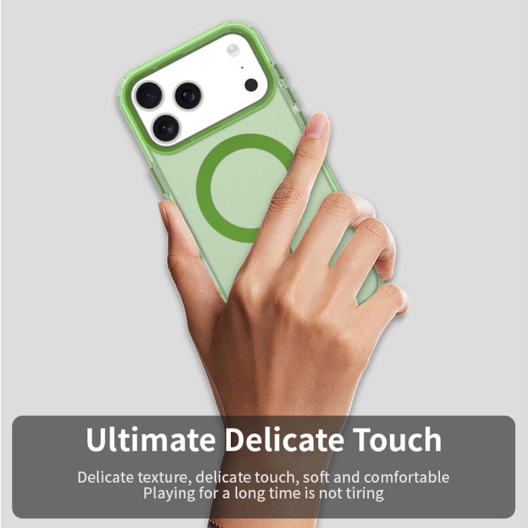 For iPhone 17 Pro Max Candy Magsafe PC Hybrid TPU Phone Case
