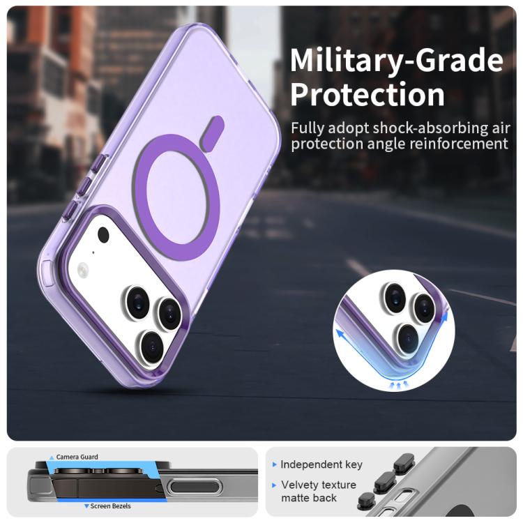 For iPhone 17 Pro Max Candy Magsafe PC Hybrid TPU Phone Case
