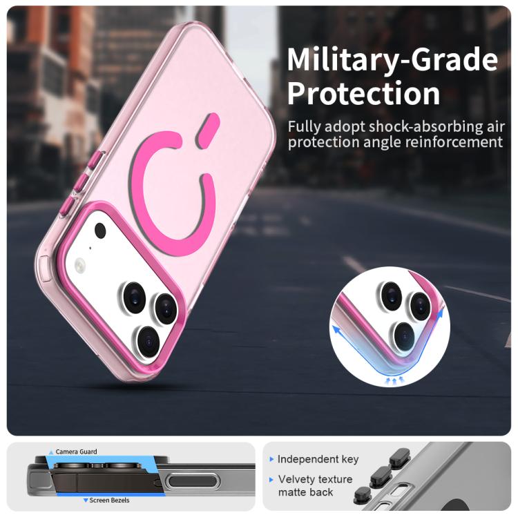 For iPhone 17 Pro Max C-type Candy Magsafe PC Hybrid TPU Phone Case