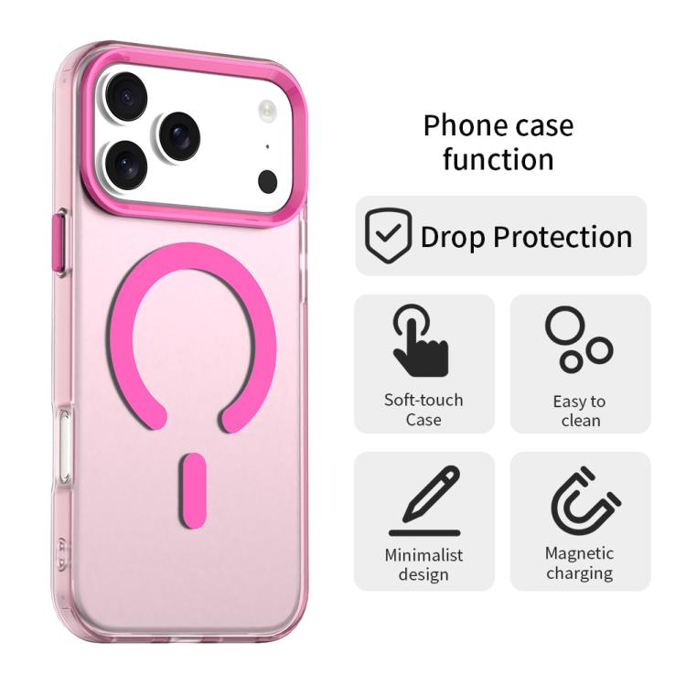 For iPhone 17 Pro C-type Candy Magsafe PC Hybrid TPU Phone Case