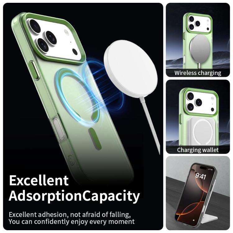 For iPhone 17 Pro C-type Candy Magsafe PC Hybrid TPU Phone Case