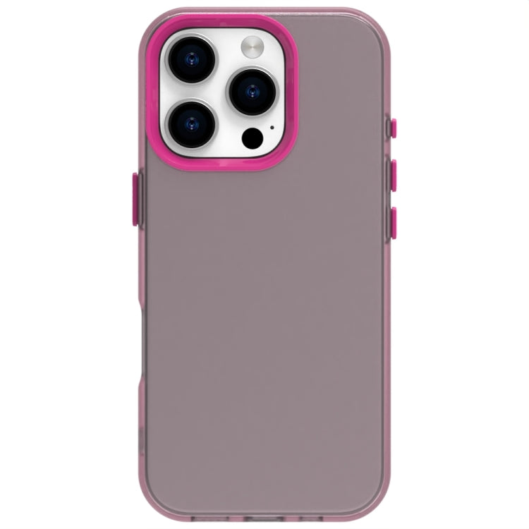 For iPhone 16 Pro Max Candy PC Hybrid TPU Shockproof Phone Case