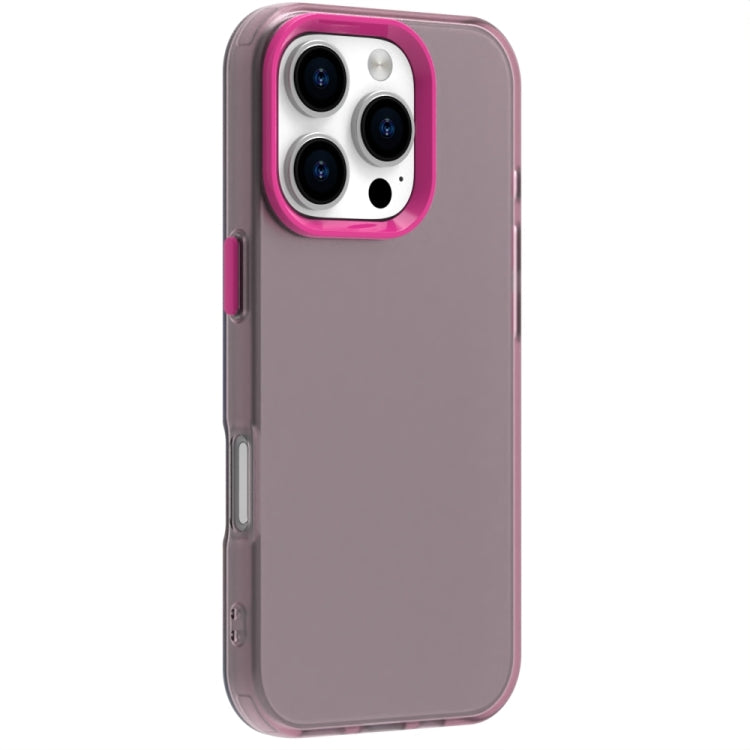 For iPhone 16 Pro Max Candy PC Hybrid TPU Shockproof Phone Case