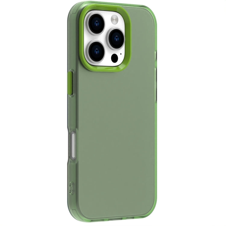 For iPhone 16 Pro Max Candy PC Hybrid TPU Shockproof Phone Case