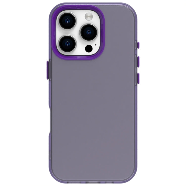 For iPhone 16 Pro Max Candy PC Hybrid TPU Shockproof Phone Case