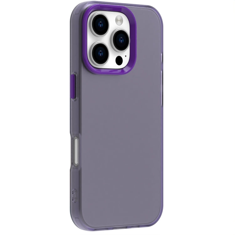 For iPhone 16 Pro Max Candy PC Hybrid TPU Shockproof Phone Case