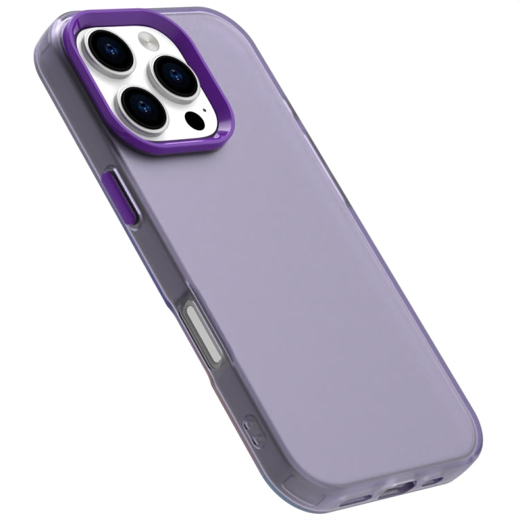 For iPhone 16 Pro Max Candy PC Hybrid TPU Shockproof Phone Case