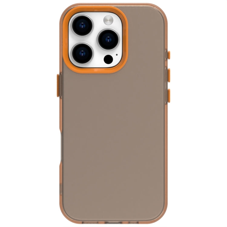 For iPhone 16 Pro Candy PC Hybrid TPU Shockproof Phone Case