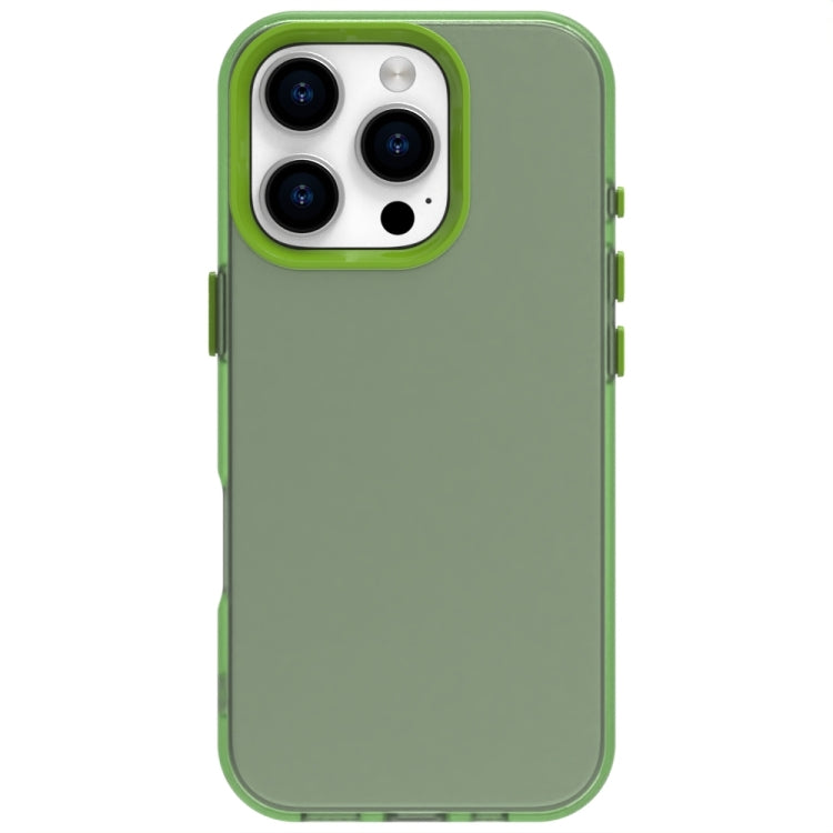 For iPhone 16 Pro Candy PC Hybrid TPU Shockproof Phone Case