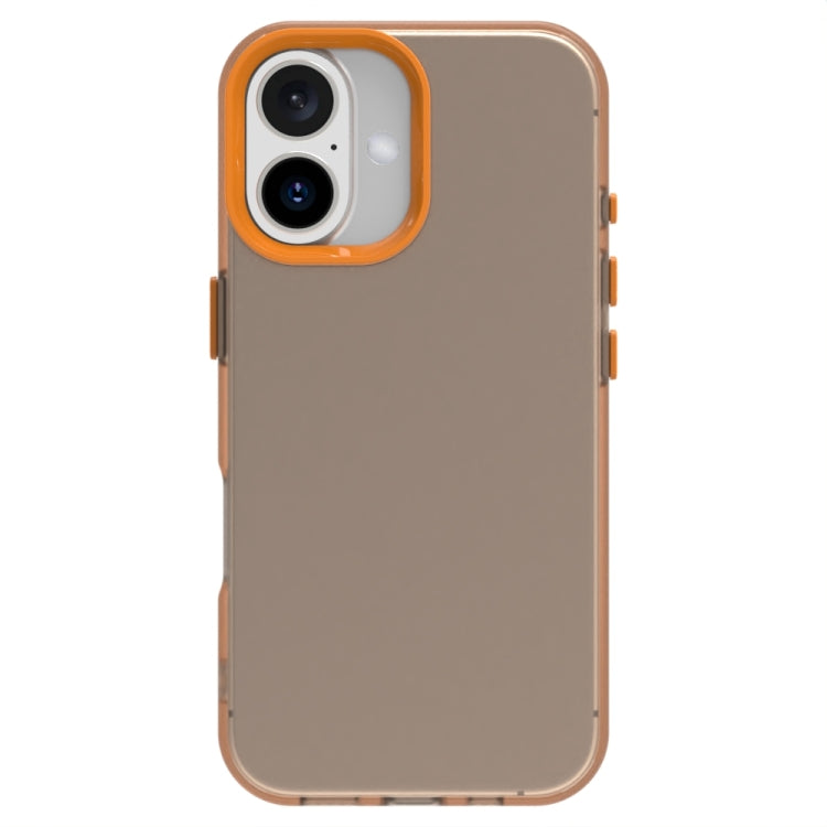For iPhone 16 Candy PC Hybrid TPU Shockproof Phone Case
