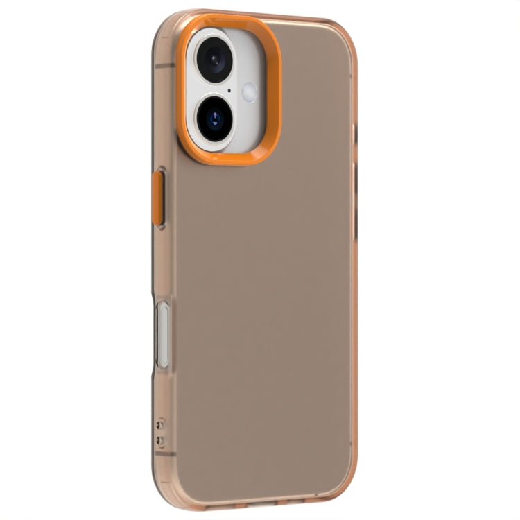 For iPhone 16 Candy PC Hybrid TPU Shockproof Phone Case