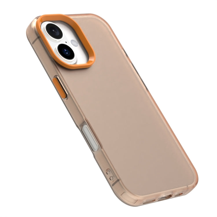 For iPhone 16 Candy PC Hybrid TPU Shockproof Phone Case