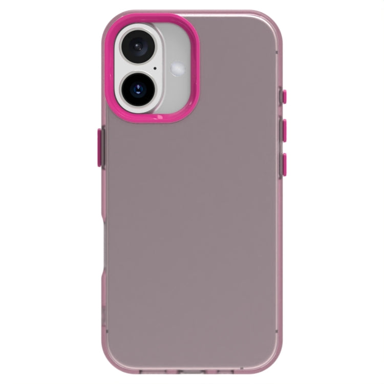 For iPhone 16 Candy PC Hybrid TPU Shockproof Phone Case