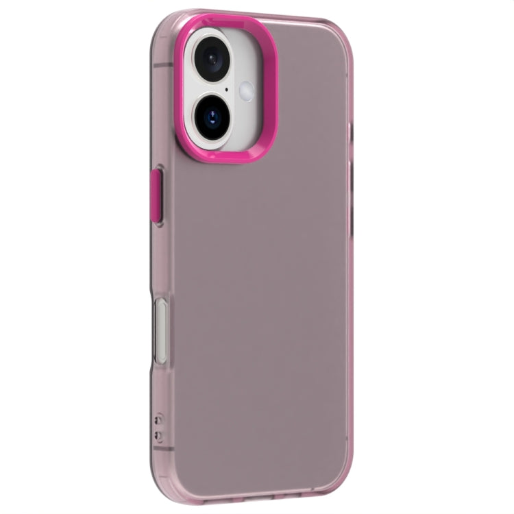 For iPhone 16 Candy PC Hybrid TPU Shockproof Phone Case