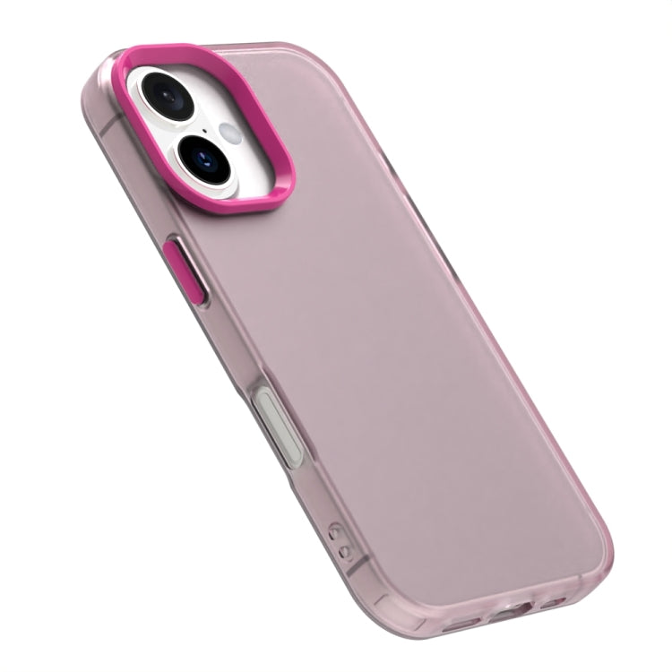 For iPhone 16 Candy PC Hybrid TPU Shockproof Phone Case