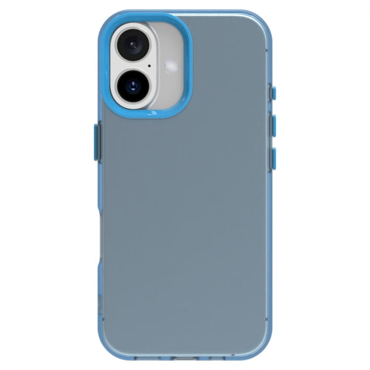 For iPhone 16 Candy PC Hybrid TPU Shockproof Phone Case