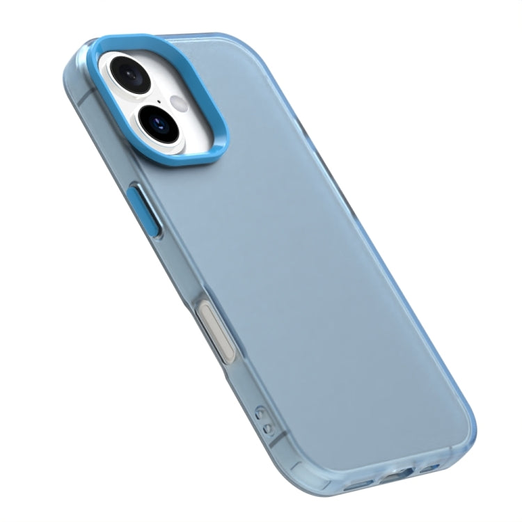For iPhone 16 Candy PC Hybrid TPU Shockproof Phone Case