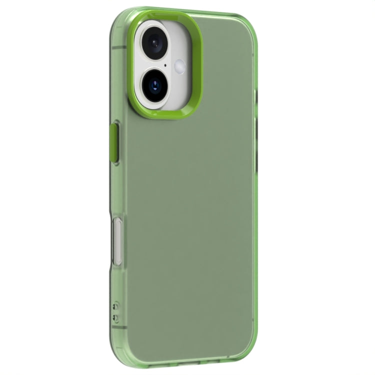 For iPhone 16 Candy PC Hybrid TPU Shockproof Phone Case