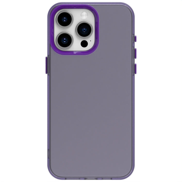 For iPhone 15 Pro Max Candy PC Hybrid TPU Shockproof Phone Case