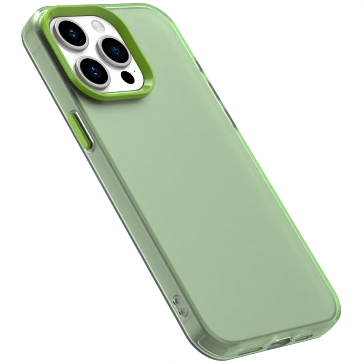 For iPhone 15 Pro Candy PC Hybrid TPU Shockproof Phone Case