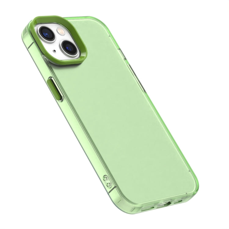 For iPhone 14 Plus Candy PC Hybrid TPU Shockproof Phone Case